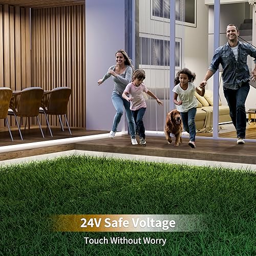 Miniatura 3 de PAUTIX COB - Tira de luz LED IP65, impermeable, luz blanca, 6000 K, listada UL, 20 pies20.0 ft, CRI 90+ súper brillante, 24 V, cinta de luz LED para