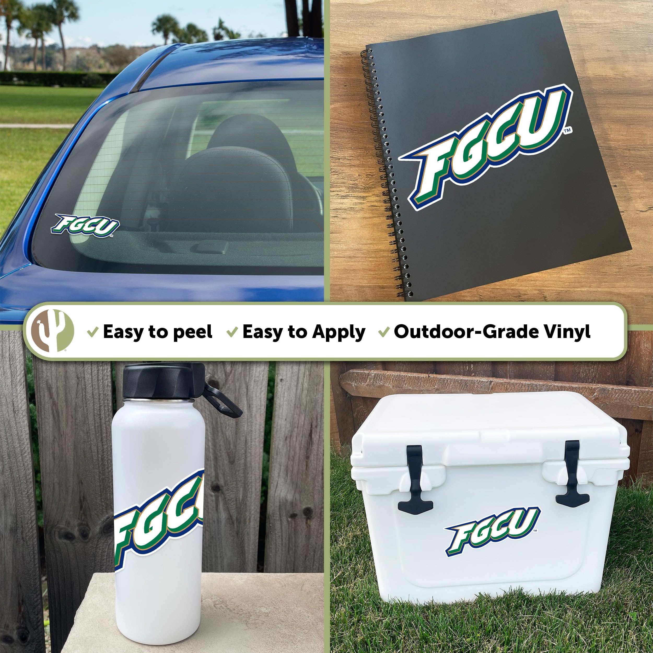 Desert Cactus Florida Gulf Coast University Sticker Eagles Sticker Vinyl Decals Laptop Water Bottle Car Scrapbook 1343x1098 Sheet T2 Type 2~p122018971