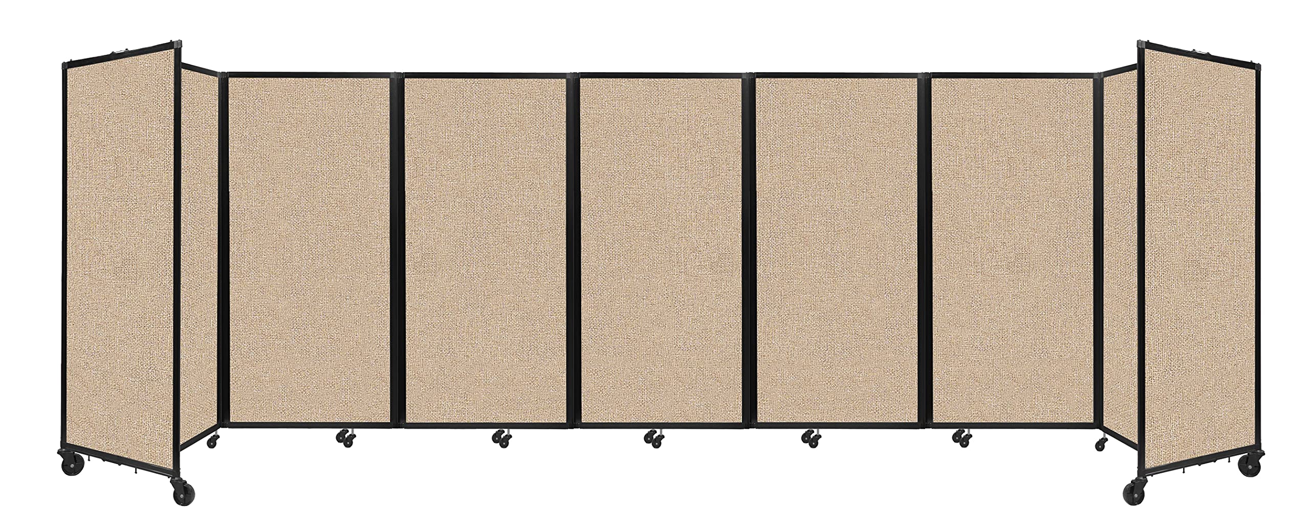 Buy Versare Room Divider 360 Portable Wall Partition 7 Panels Wide