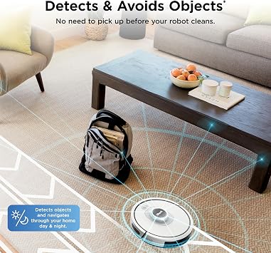 Shark Matrix Clean | Robot Vacuum Cleaner with Powerful Suction for Pet Hair, Rugs, Carpets & Hard Floors | Self-Empty Base | 60-Day Capacity | Voice Control | LiDAR Navigation | Cool Grey | AV2511AE
