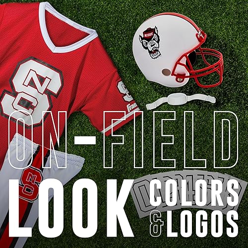 Miniatura 4 de Franklin Sports NCAA - Conjunto de uniforme de fútbol americano para niños, camiseta de fútbol universitario, casco + pantalones para niños y niñas,