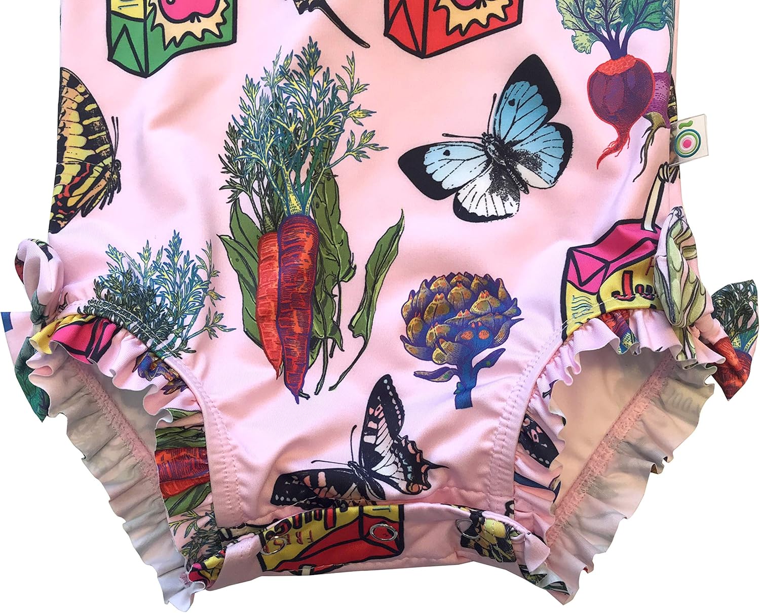 KRIO COLOR Sunsuit Baby Girl/Toddler Bathing Suit, One-Piece Swimsuit w/UV Protection (UPF 50+), Long Sleeve Rash Guard: Clothing, Shoes & Jewelry