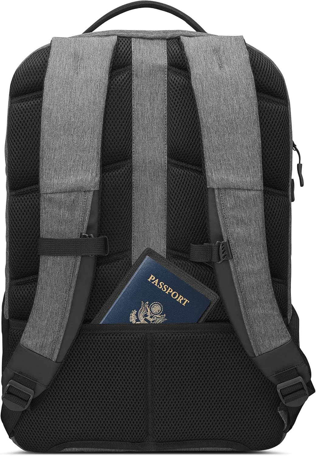 Lenovo 17" Laptop Urban Backpack B730, Fits Up to 17.3-Inch Laptops, Water-Repellent Material, Padded PC Compartment, Anti-Theft Pocket, On-The-Go Charging, GX40X54263, Charcoal Grey