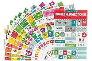 Essentials Month by Month Planner Stickers