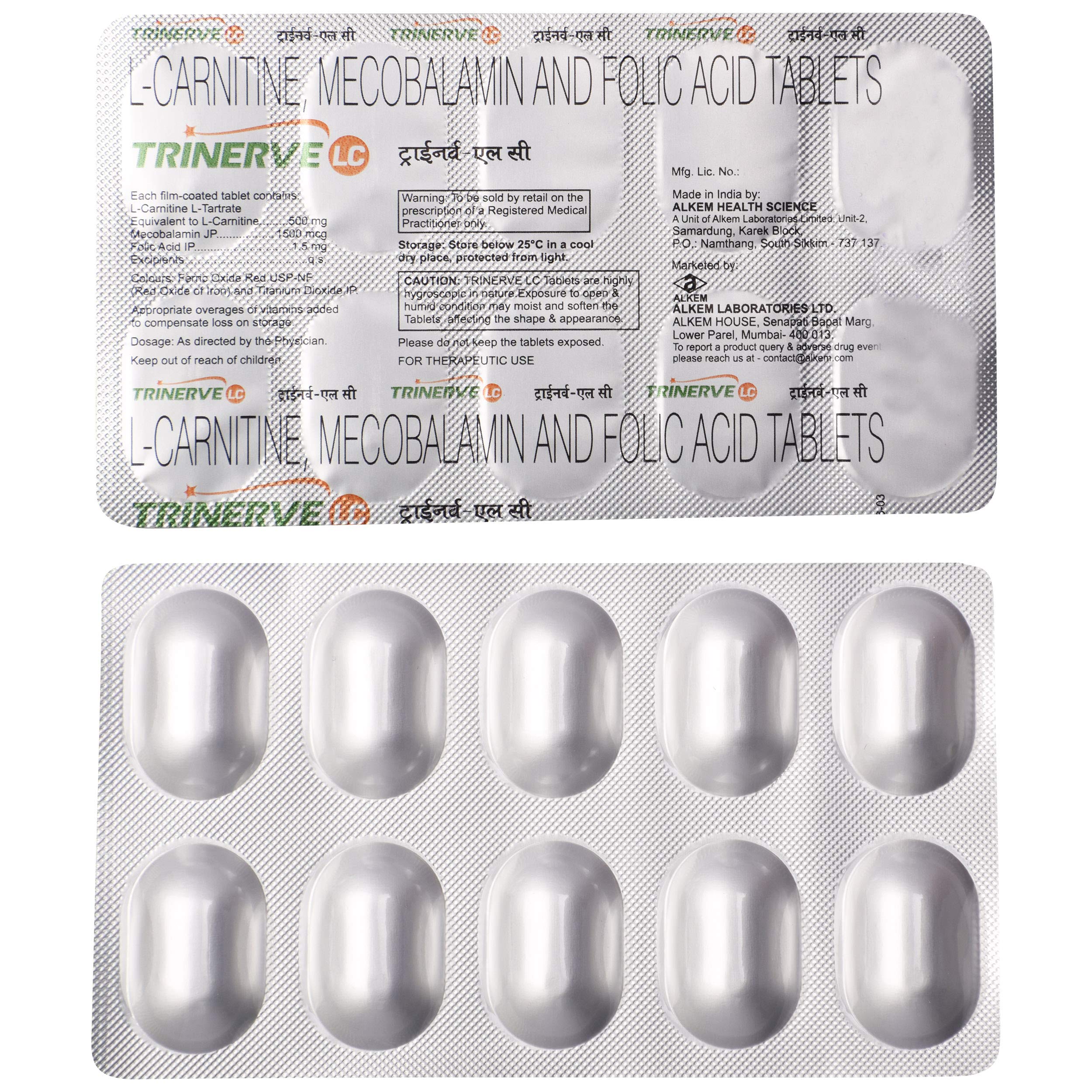 Trinerve LC - Strip of 10 Tablets