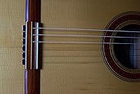 Vista 3 de Rosette Diamond - Bridas de cuerda de guitarra clásica, cuentas de puente de perfil bajo