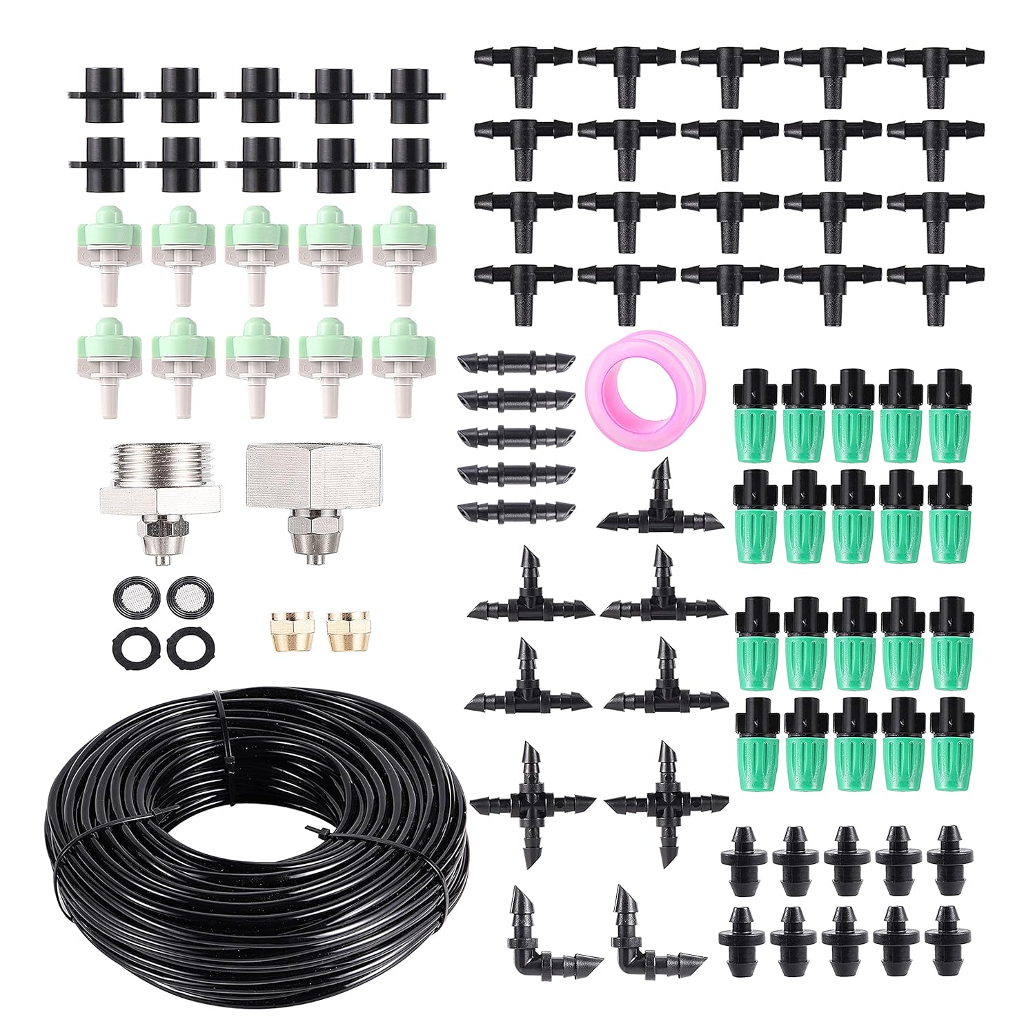 Garden Micro Spray Irrigation System,80 FT/25 M Mist