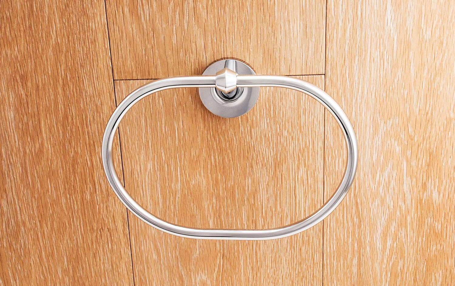 Nolde Series - Contemporary Wall-Mounted Towel Ring for Kitchen & Bathroom, Polished Chrome Finish