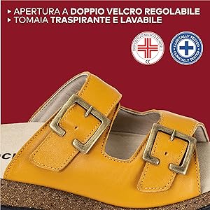 Ciabatte Ortopediche Donna Tecnica Adele - Plantare Estraibile - Made In Italy - Antibatteriche E Traspiranti - Foto 6