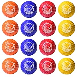 GoSports Foam Golf Practice Balls - 16 Pack Realistic Feel and Limited Flight Use Indoors or Outdoors