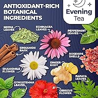 Vista 7 de Total Tea Detox Tea & Energy Tea Set - Desintoxicación de 25 días - Té SIim de hierbas con manzanilla - Té de hibisco y raíz de jengibre
