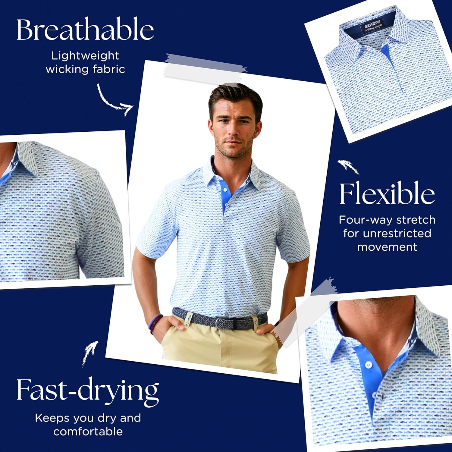 White Water Coast Short Sleeve Polo Shirt