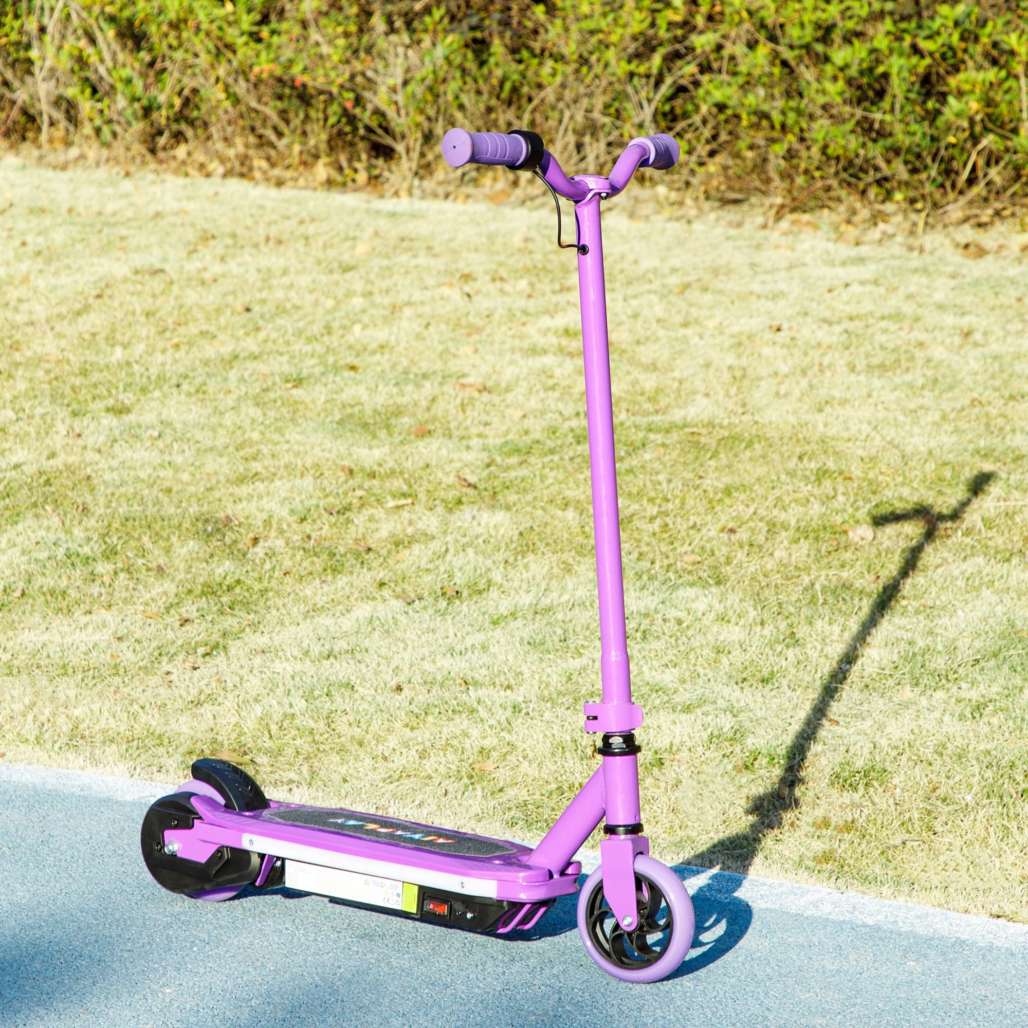 AIYAPLAY Trottinette Électrique pour Enfants 6-14 Ans 10 km/h | Lumières LED Colorées, Frein Électrique, Autonomie 8 km