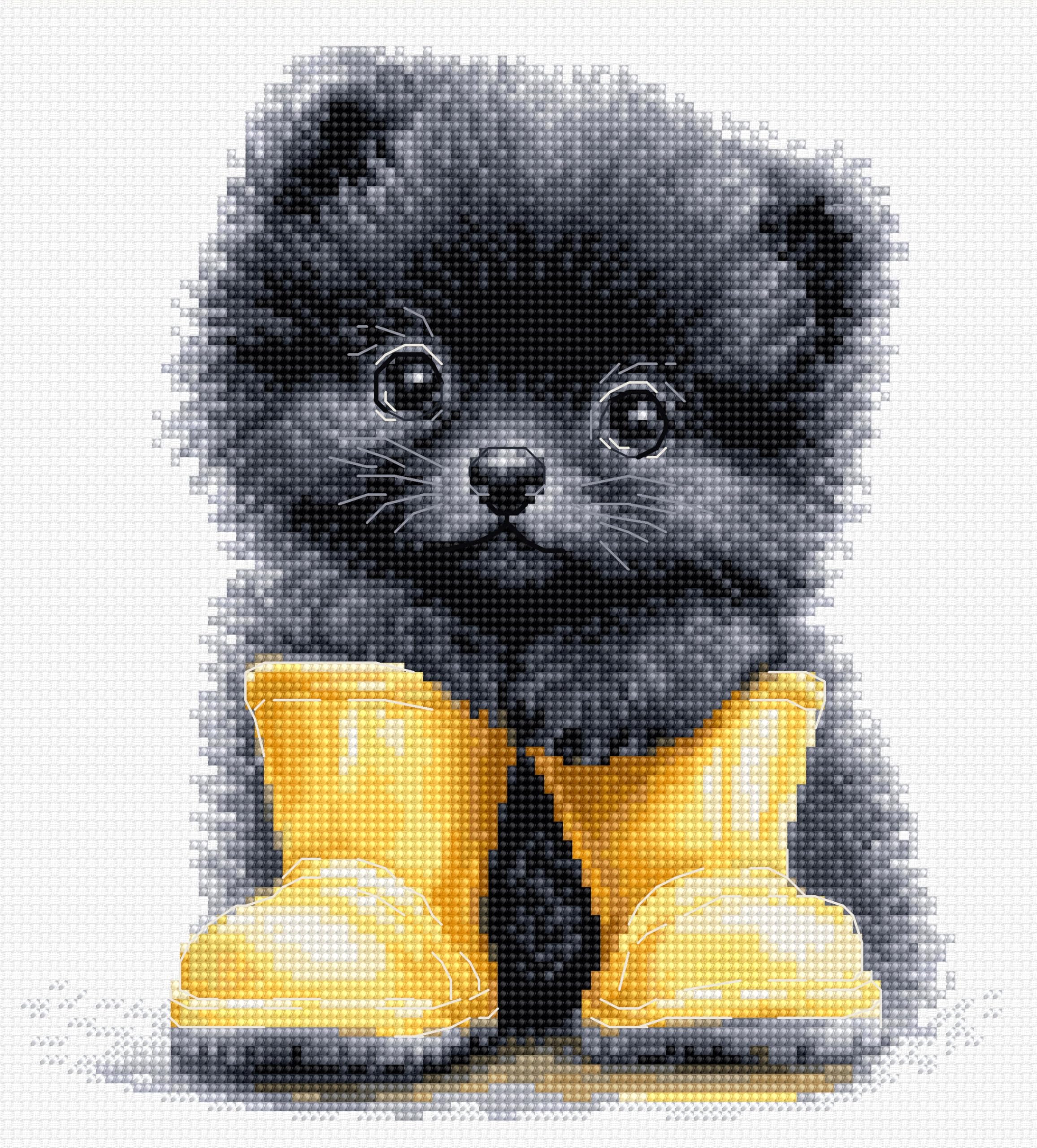 Luca-S The Little Adventurer Cross Stitch Kit B1420, Counted Cross Stitch Kit For Adults, Needlecraft And Embroidery Kit
