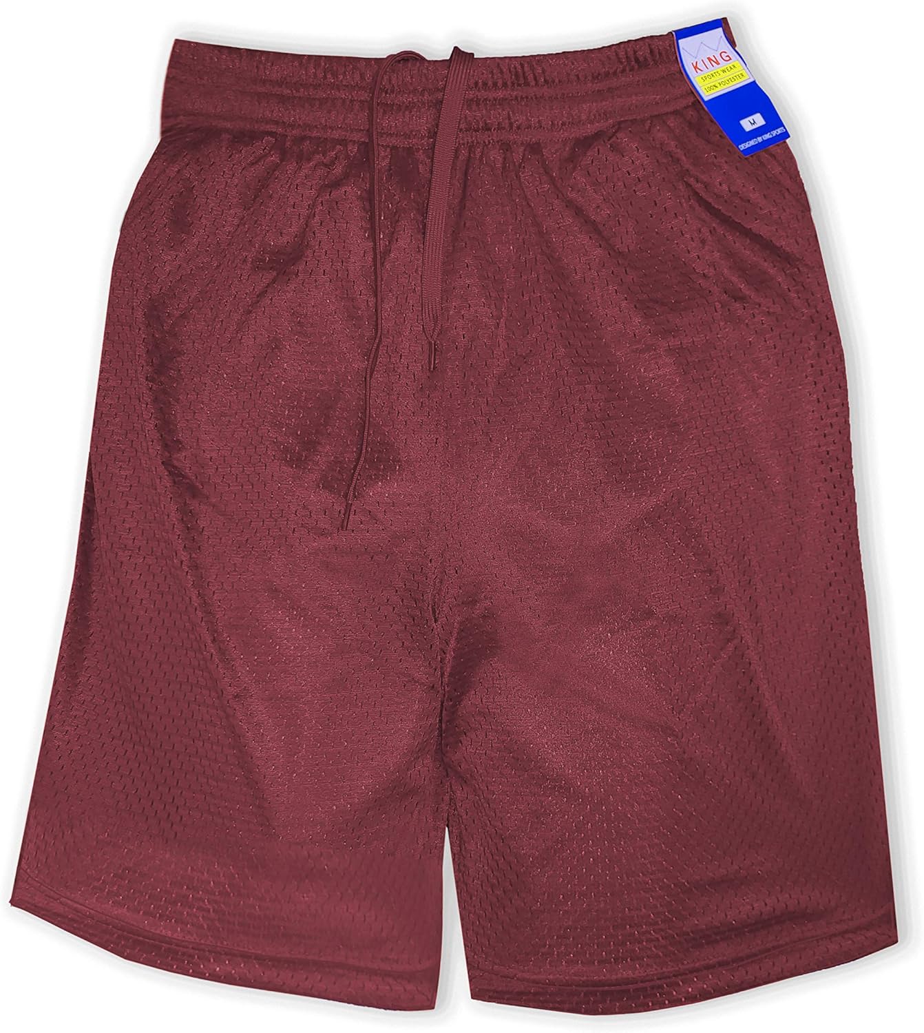 Men's Mesh Basketball Shorts with 2 Side Pockets, Single & 3 Pack, S - 5XL