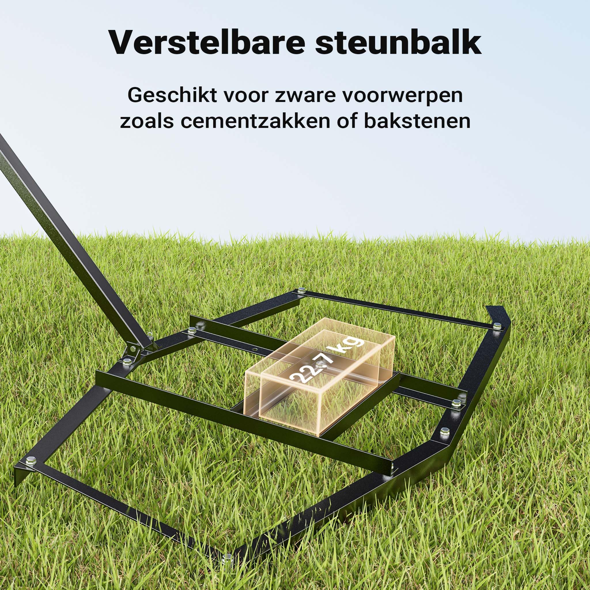 Rijbak sleep voor zitmaaier/auto/quad