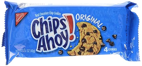 Chips Ahoy! Galletas, 12 unidades, 1.4 oz cada una