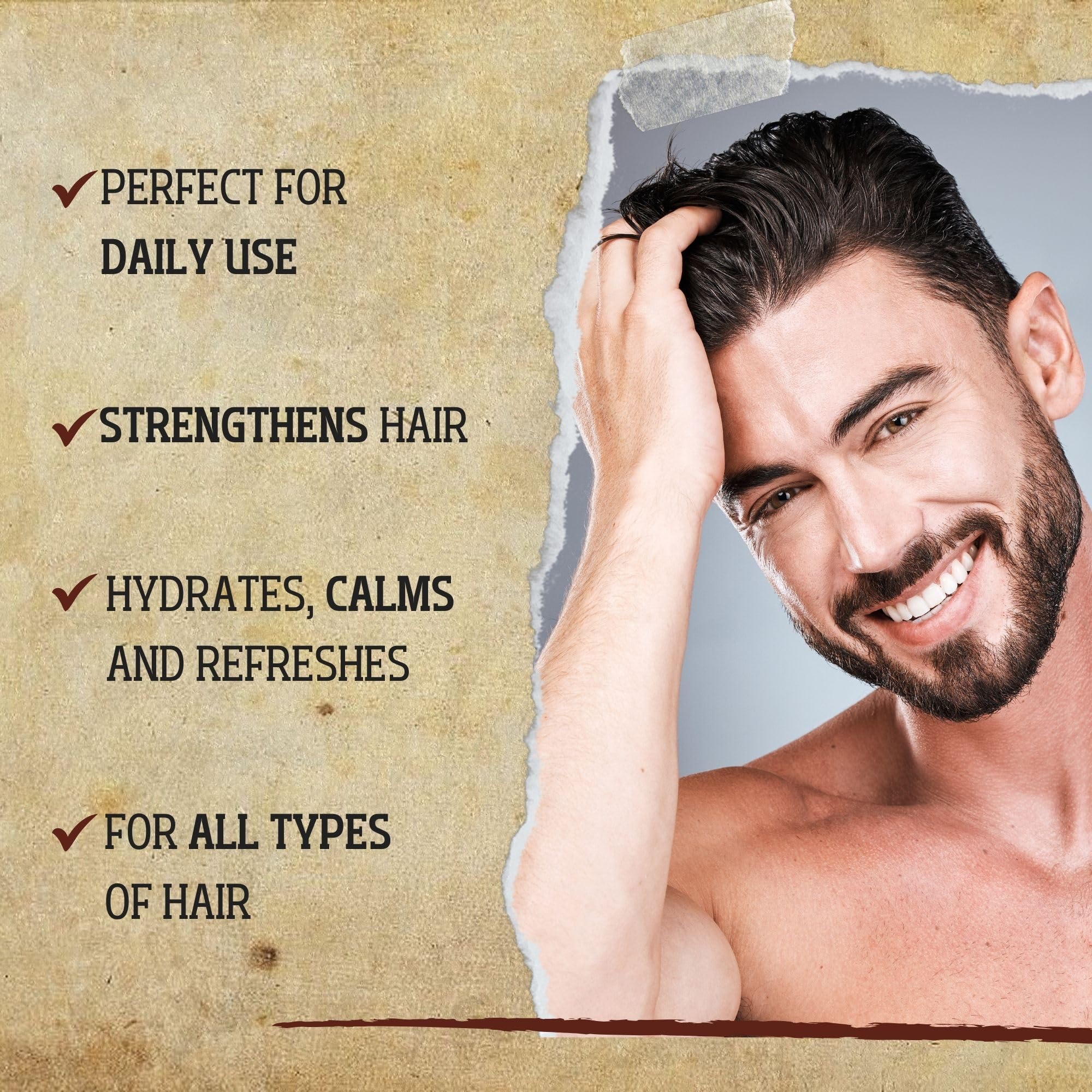 Men's Master Stimulating Shampoo for Men, 260 ml (Pack of 1) - Image 2