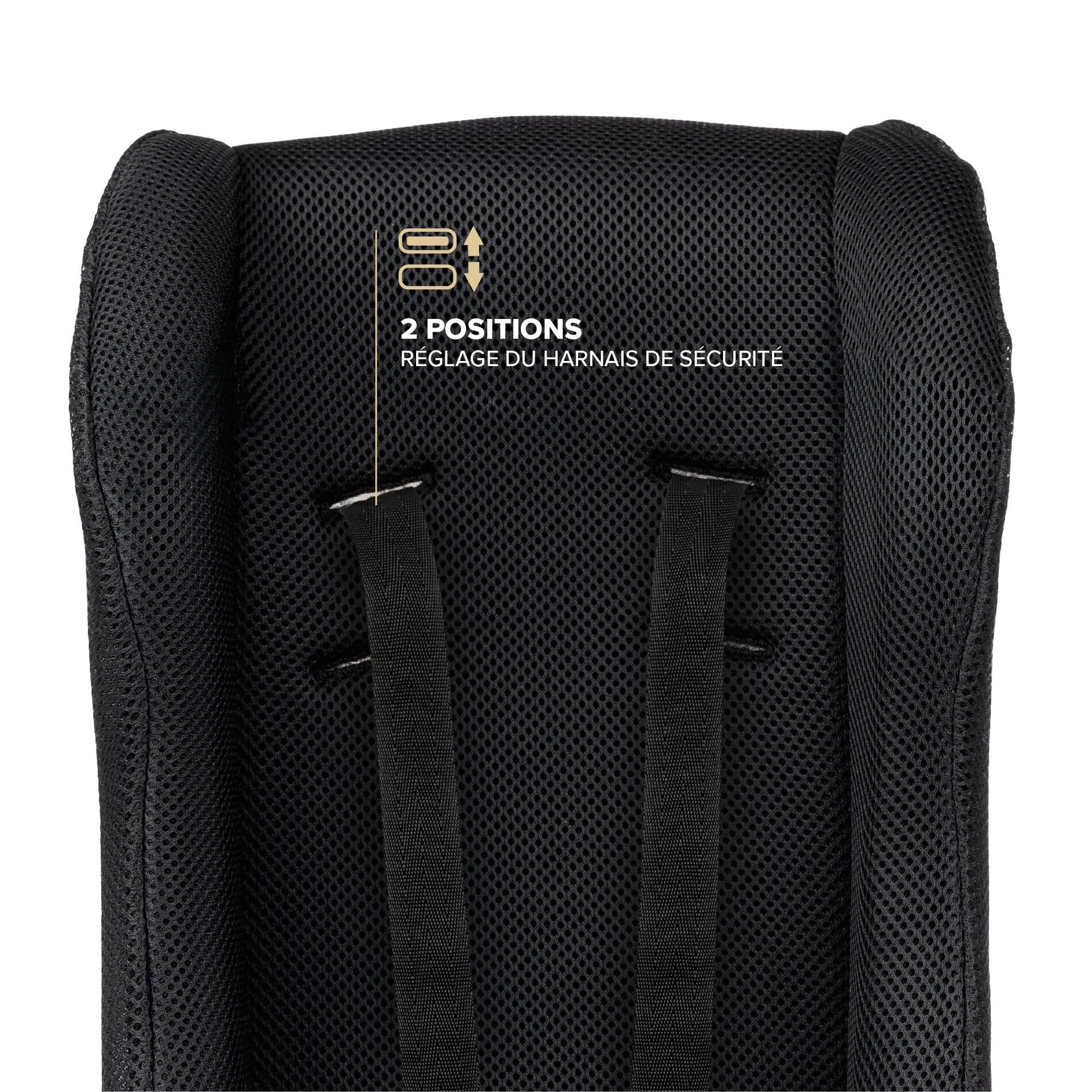 POLISPORT 8015000023 Mini Pelican Réducteur Bébé Tout Temps sans Harnais De Sécurité, Compatible avec Remorques, Poussettes Et Vélos Cargo – Respirant, Sûr Et Adapté Aux Enfants De 7–18 Mois, Noir
