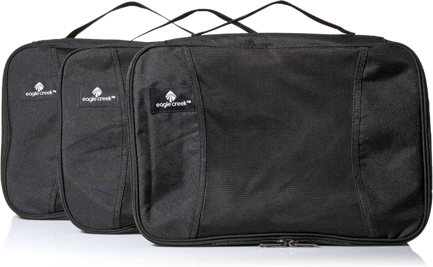 | Eagle Creek Pack-It Full Cube Packing Set, Black, Set of 3 | Packing Organizers