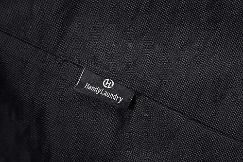 Miniatura 5 de Handy Laundry Bolsa con asas  60L  Bolsa plegable de tela para lavandería  Cesta de lavandería para dormitorio  Impermeable  Plegable  Adecuado para