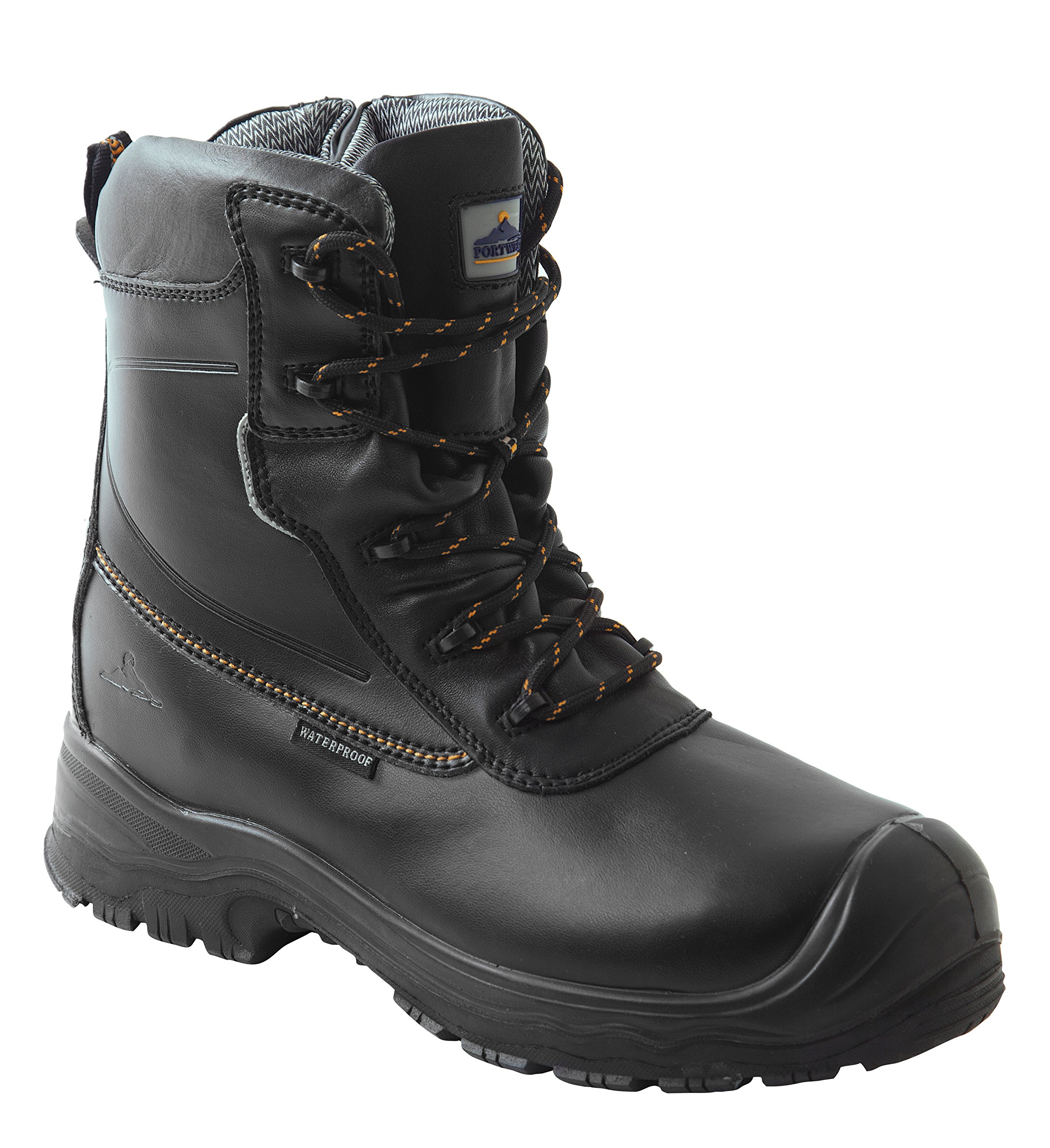 Portwest Portwest Compositelite Traction 7 inch (18cm) Safety Boot S3 HRO CI WR, Size: 42, Colour: Black, FD02BKR42