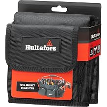 Hultafors Tool Bucket Organiser with 31 Pockets, Compatible with Tool Bucket 590101, Tool Bucket Insert Made of Robust Material with 1680 Denier, for Organising and Storing Tools, 590102