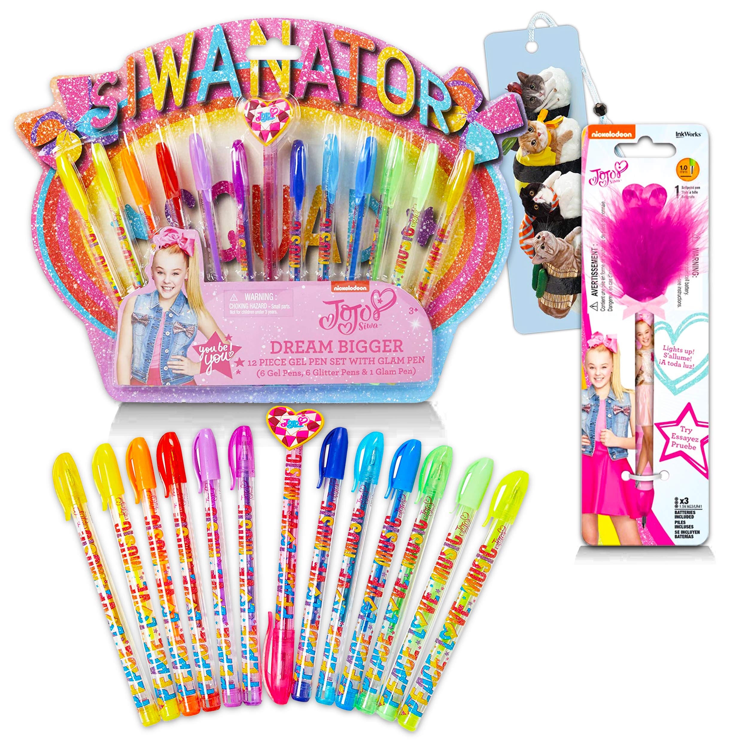 JoJo Siwa Pens Bundle Jojo Siwa Activity Set Deluxe 13 Pc Jojo Siwa Glam  Pens JoJo Siwa School Supplies Pen Set (Jojo Siwa Party Favors)