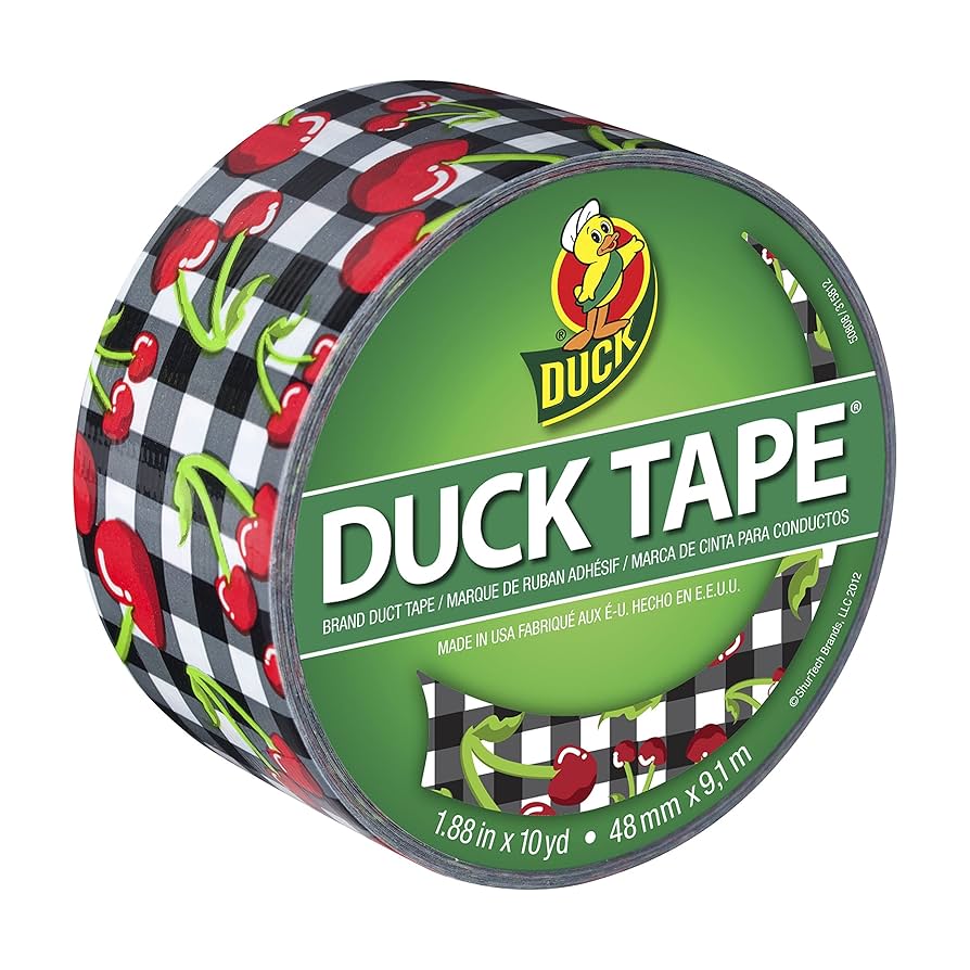 Amazon.com: Duck Brand 281769 Printed Duct Tape, Cherries