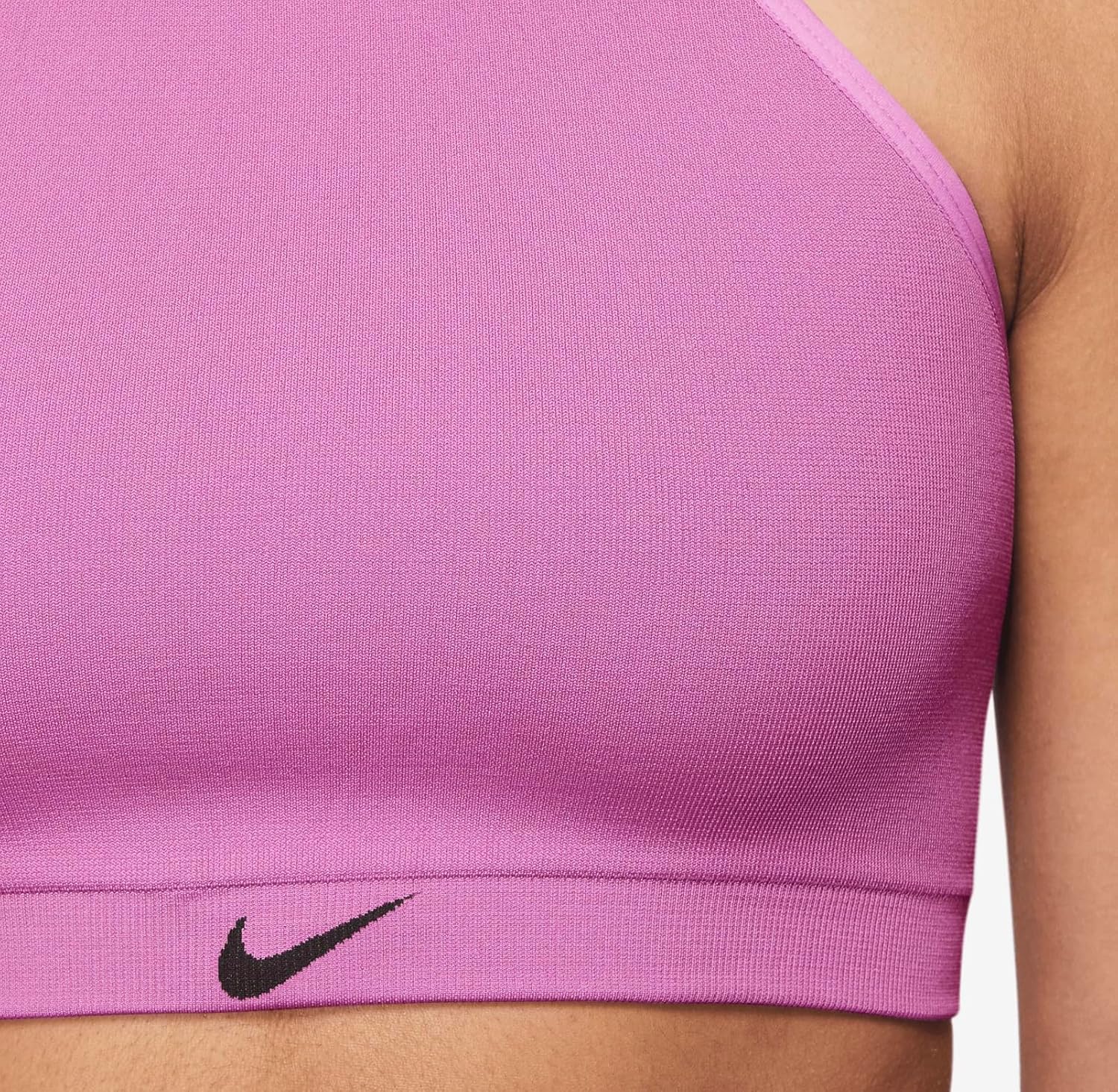 Nike Women's Indy Seamless Ribbed Light-Support Non-Padded Sports Bra X-Large - Image 3