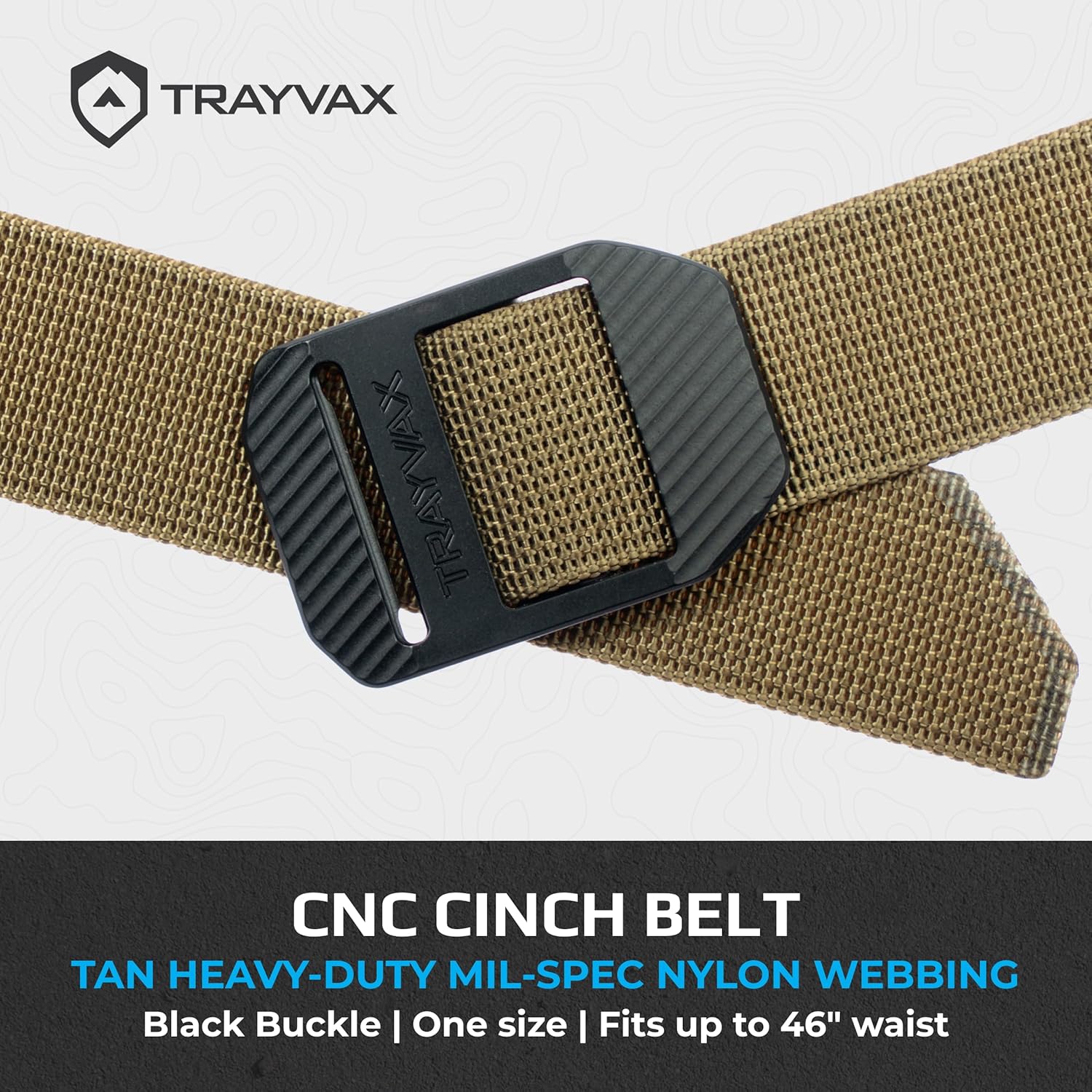 Trayvax Tactical Belt, Nylon Web Cinch Belt for Men Kuwait Ubuy