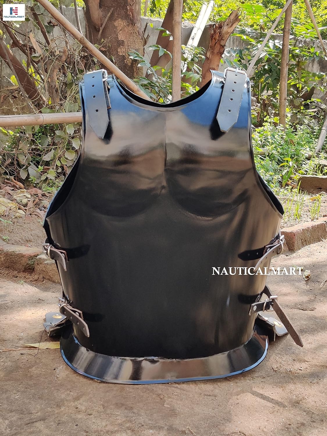 NauticalMart Medieval Armor Black Greek Royal Muscle Armor Greek Halloween Costume