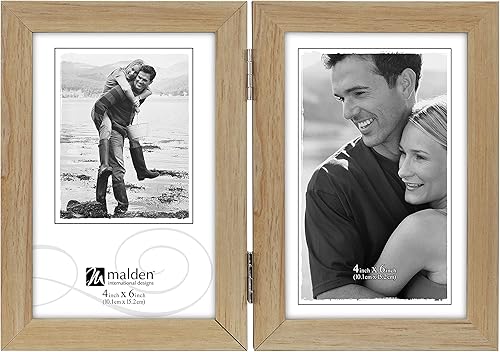 Miniatura 2 de Malden International Designs - Marco de fotos (3.9 x 5.9in), diseño de pino natural