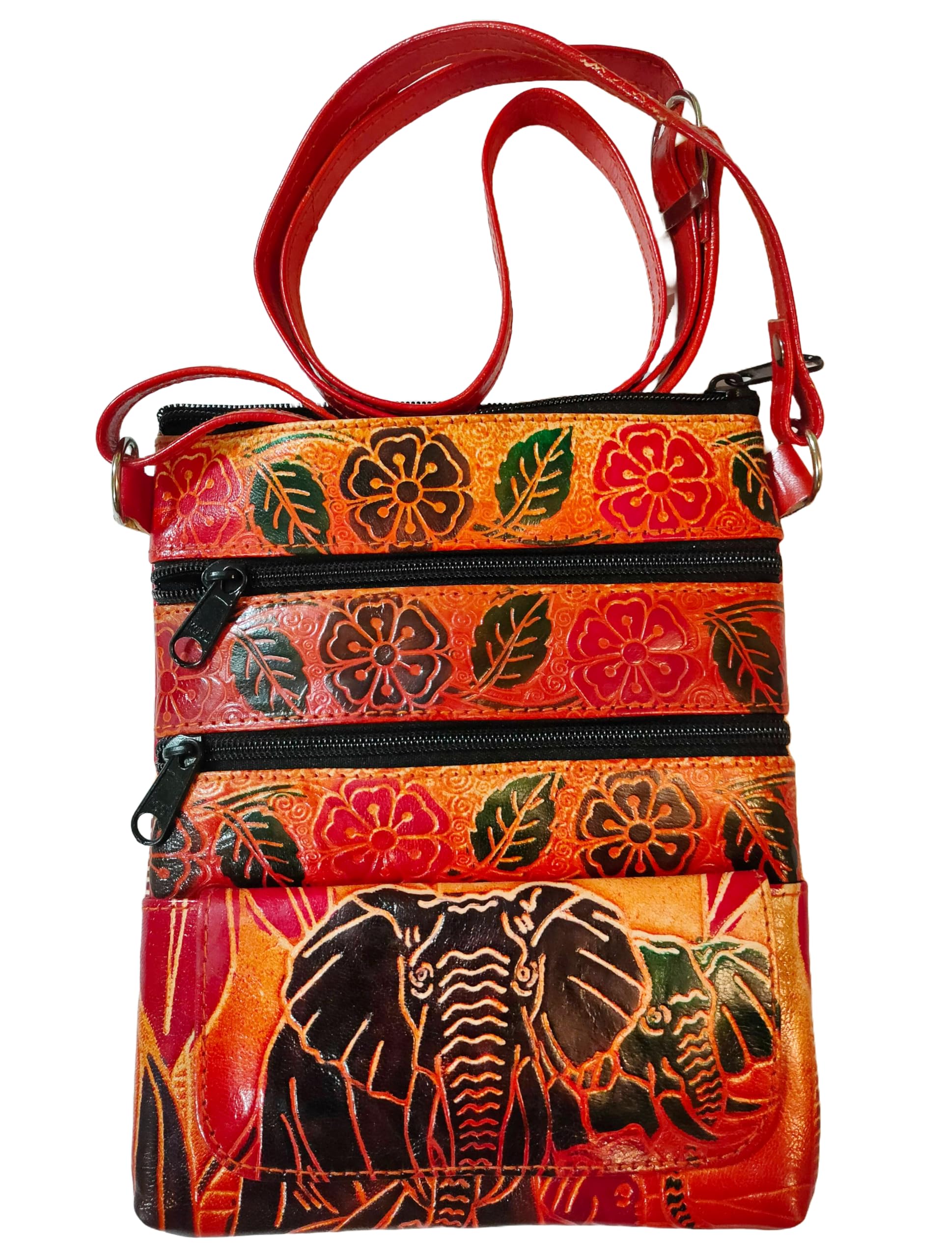 CLASSIQUE Shantiniketan Pure Leather Womens Purse Crossbody Shoulder Elephant (B0CCF8CZFW) Amazon Price History, Amazon Price Tracker