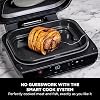 Ninja Foodi MAX Health Grill & Air Fryer 3.8L with Digital Cooking Probe, 6-in-1 Air Fry, Bake, Roast & more, Dishwasher Safe Parts, Large Grill Plate, Copper/Black AG551UKCP