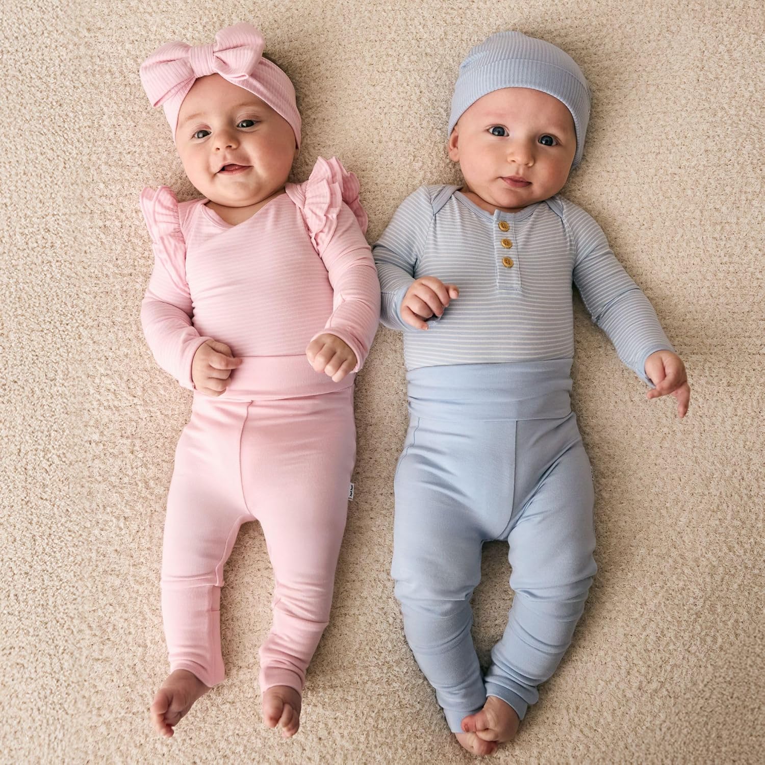 Little Sleepies Newborn Flutter Bodysuit, Viscose from Bamboo Long Sleeve Bodysuit for Baby Girl, Newborn Outfit Baby Clothes - Image 7