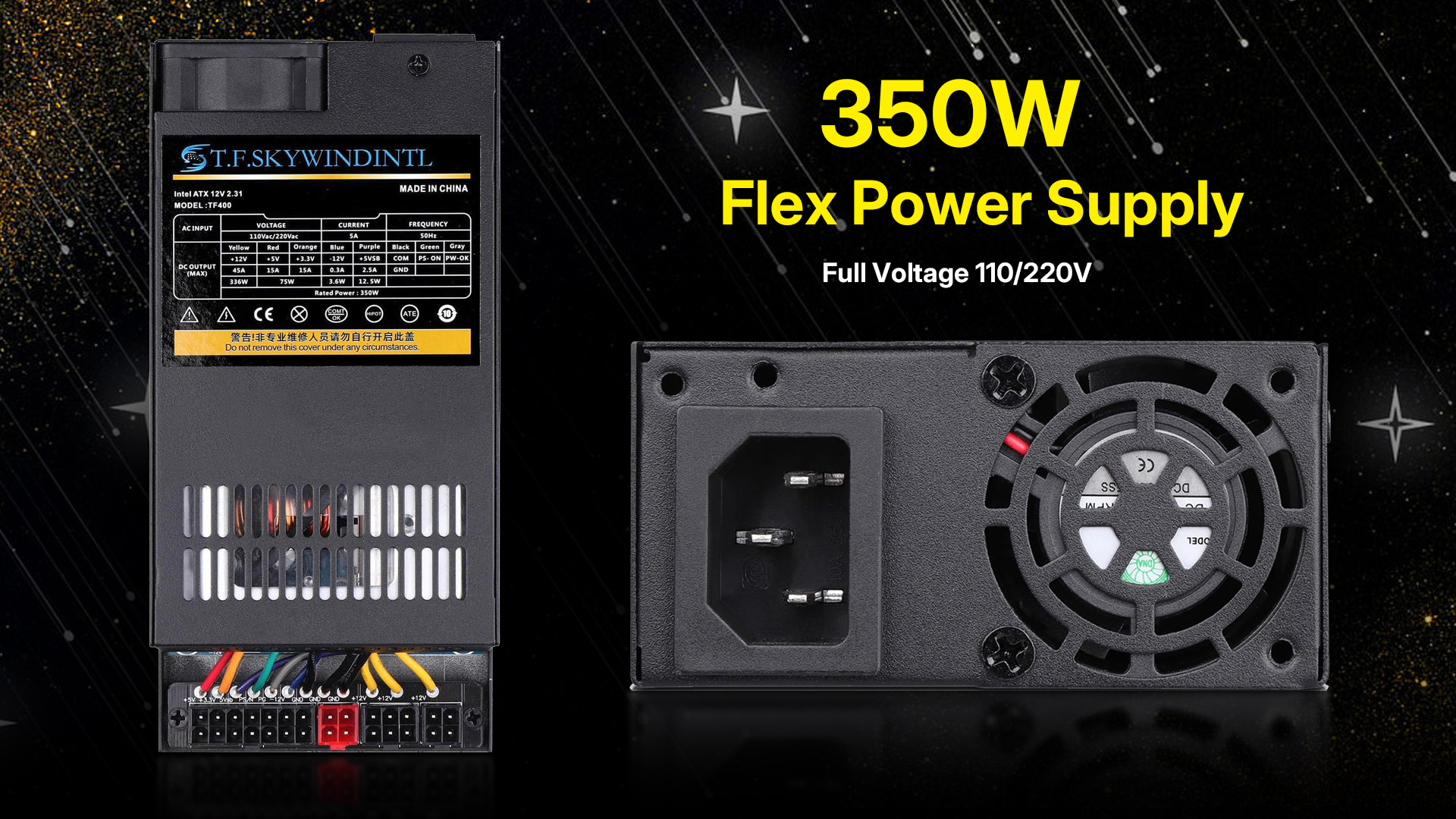 Amazon.com: Flex Power Supply 350W Fully Modular Small-1U PSU 110