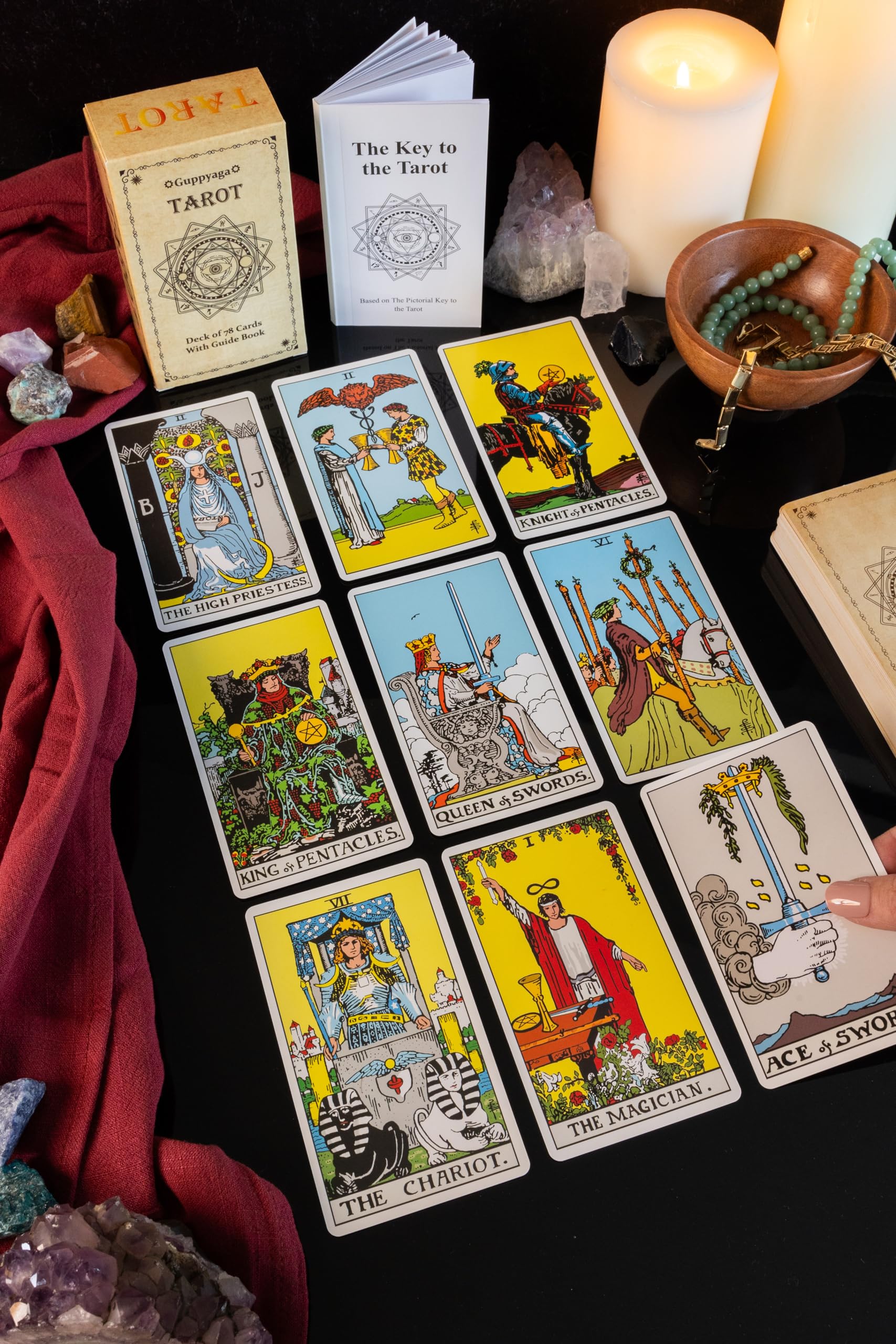 Traditional Pamela Smith Tarot The Original Tarot Cards Deck With Guide ...