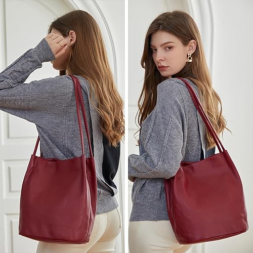 Miniatura 2 de Iswee - Bolso de piel para mujer y dama bolsa de hombro y de mano a la moda