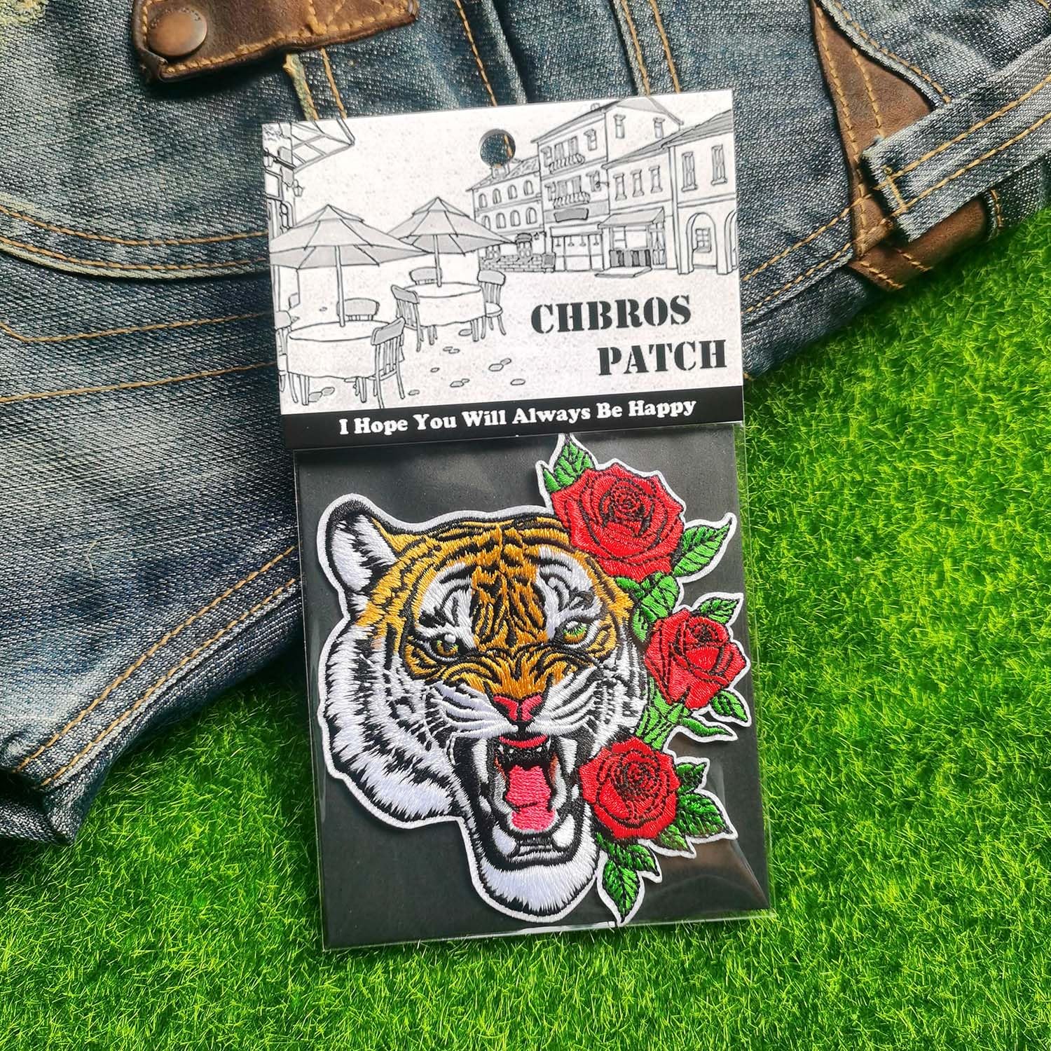 BPA Embroidered Patches Iron on Sew on Patches for Clothing Jackets etc, 6Z-Q5M9-36N8, 9.5cm x 10.5cm - Image 5