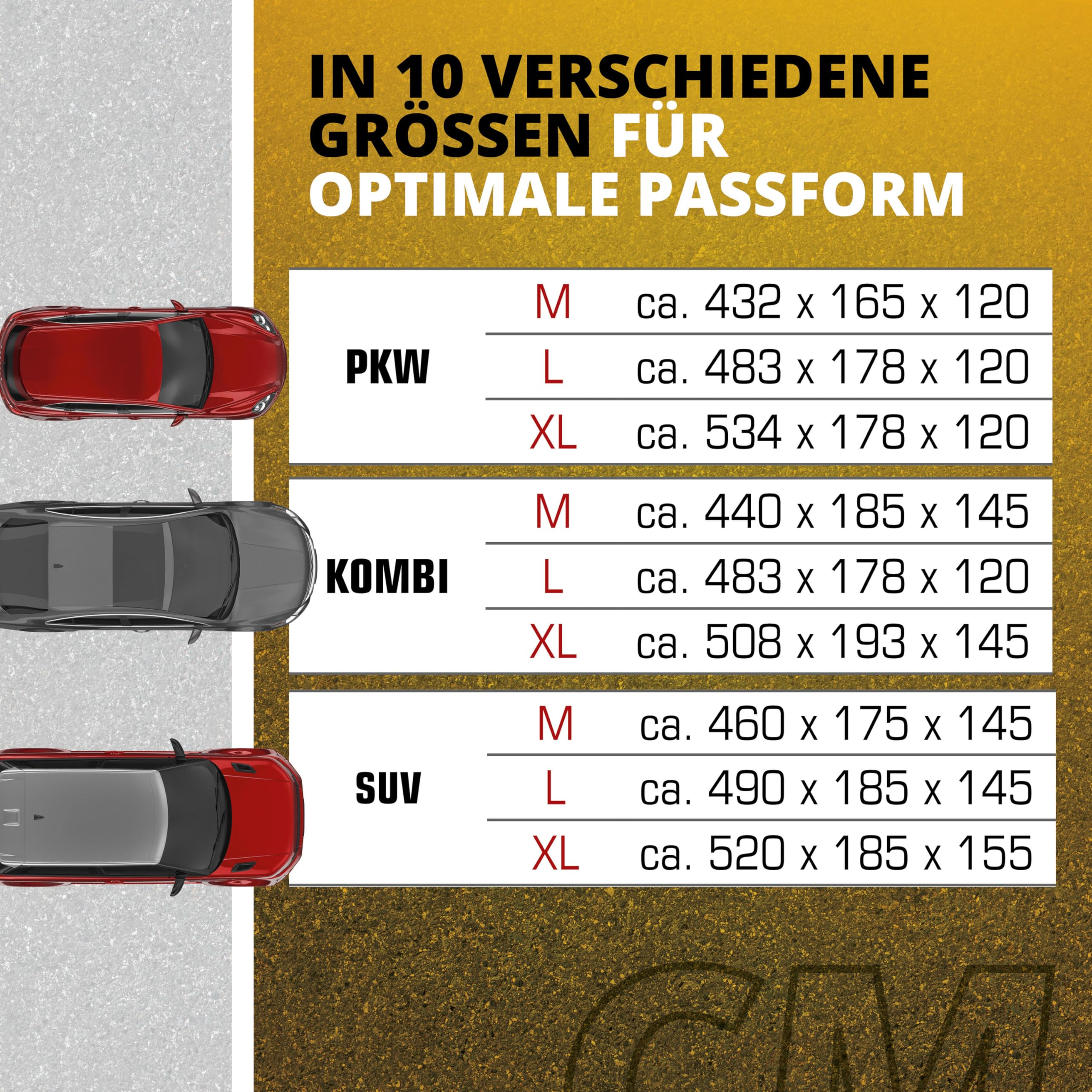 Walser CarComfort plandeka samochodowa do użytku wewnątrz Eco SUV L, przepuszczająca powietrze, chroniąca lakier, do użytku wewnątrz pomieszczeń, szaro-czarna