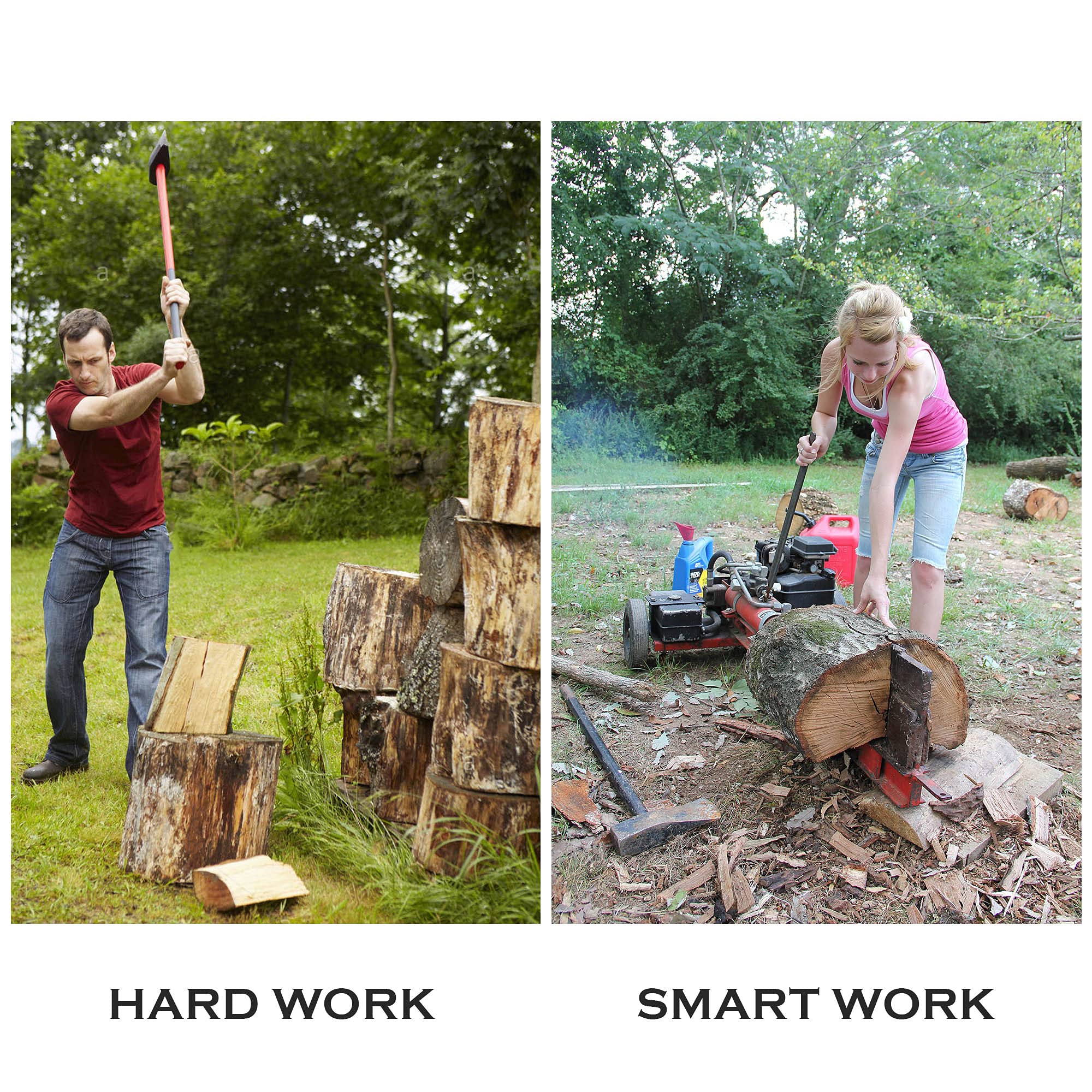 SIMOND STORE Manueller Holzspalter - 30,5 Cm, Aus Gehärtetem Stahl, Für Kaminholz & Anzündholz
