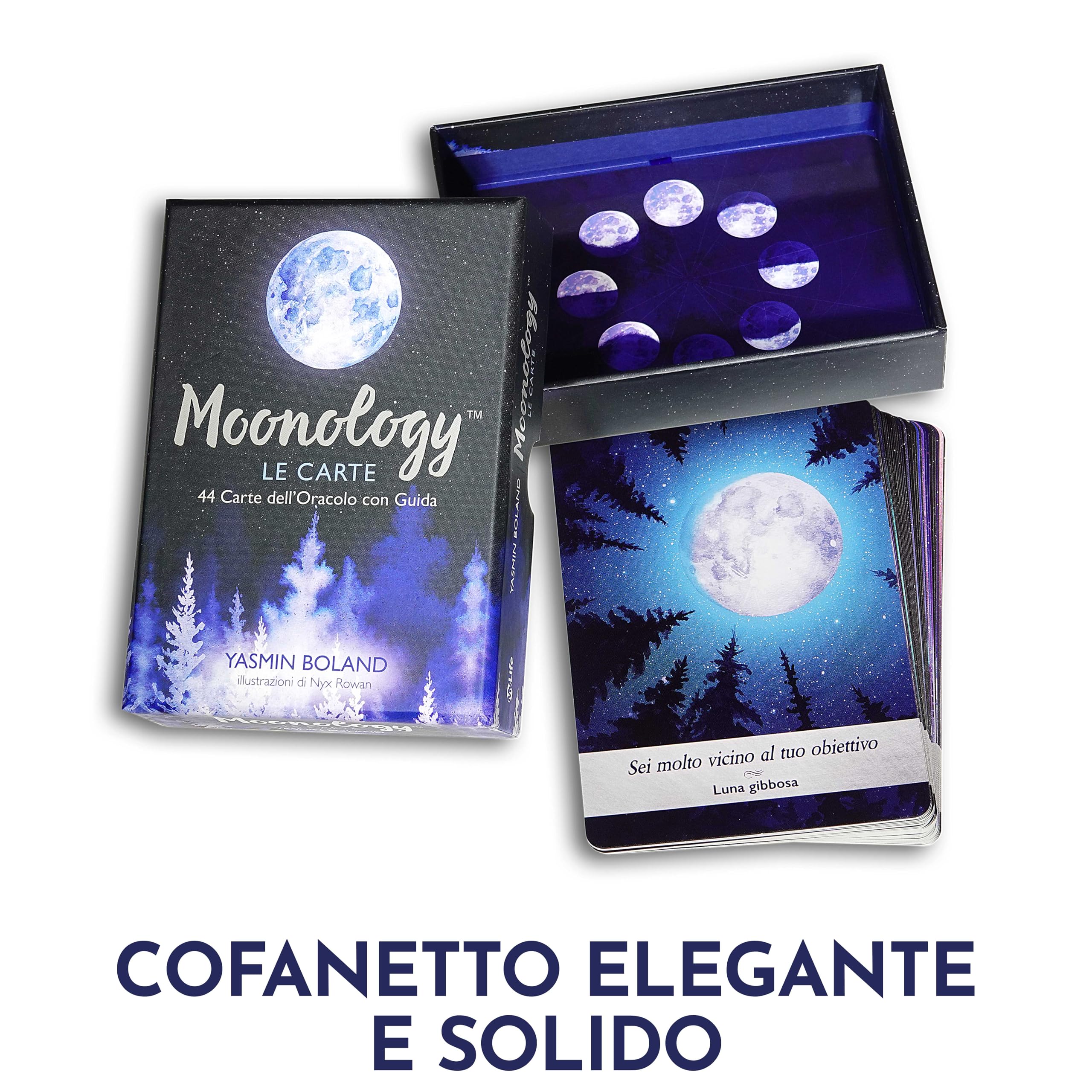 Moonology 44 Carte dell'Oracolo con Guida a colori.