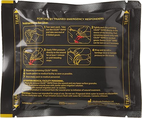 Miniatura 2 de Gasa plegada en Z Celox RAPID