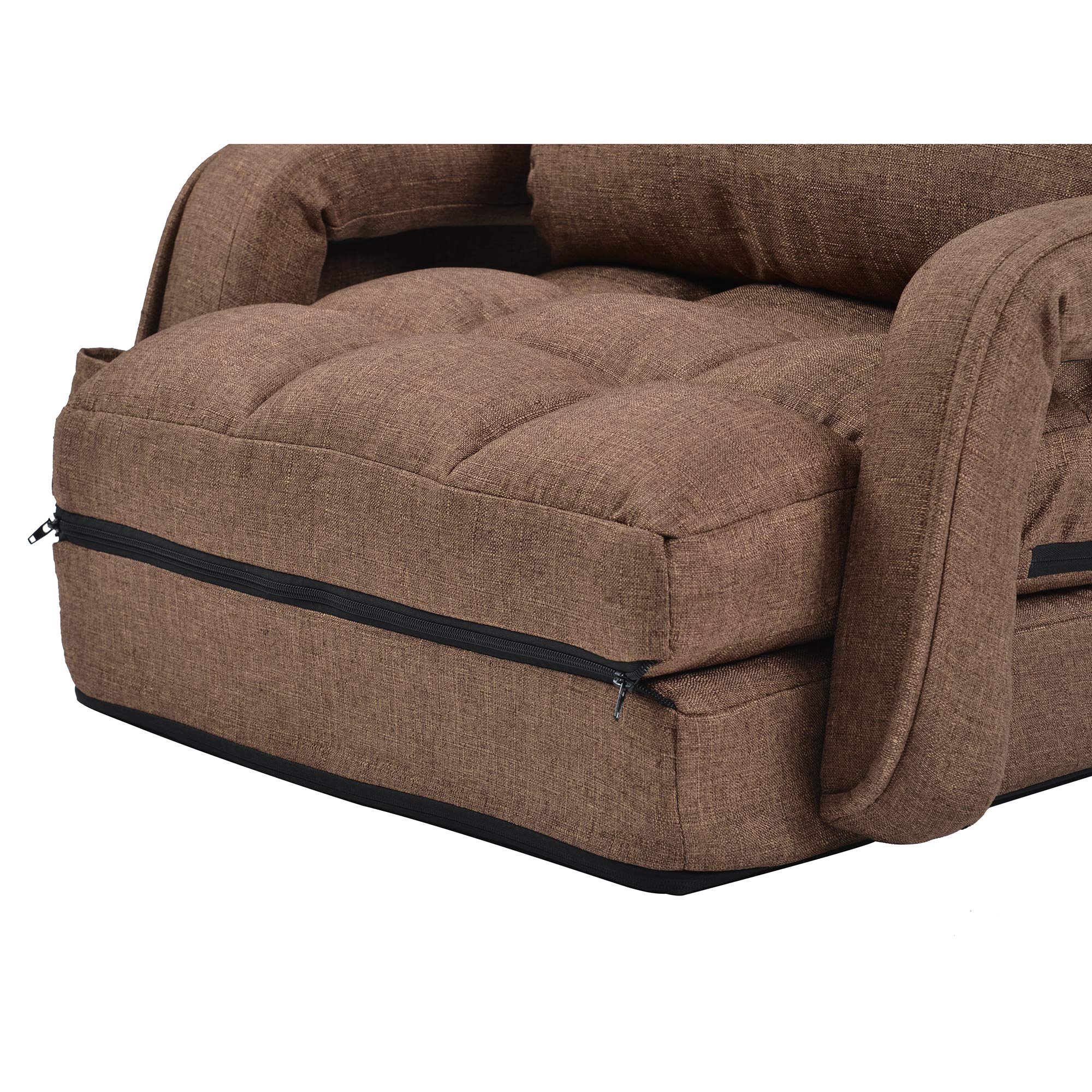 Amazon｜座椅子 リクライニング 14段ギア 肘掛け付き ハイバック 収納