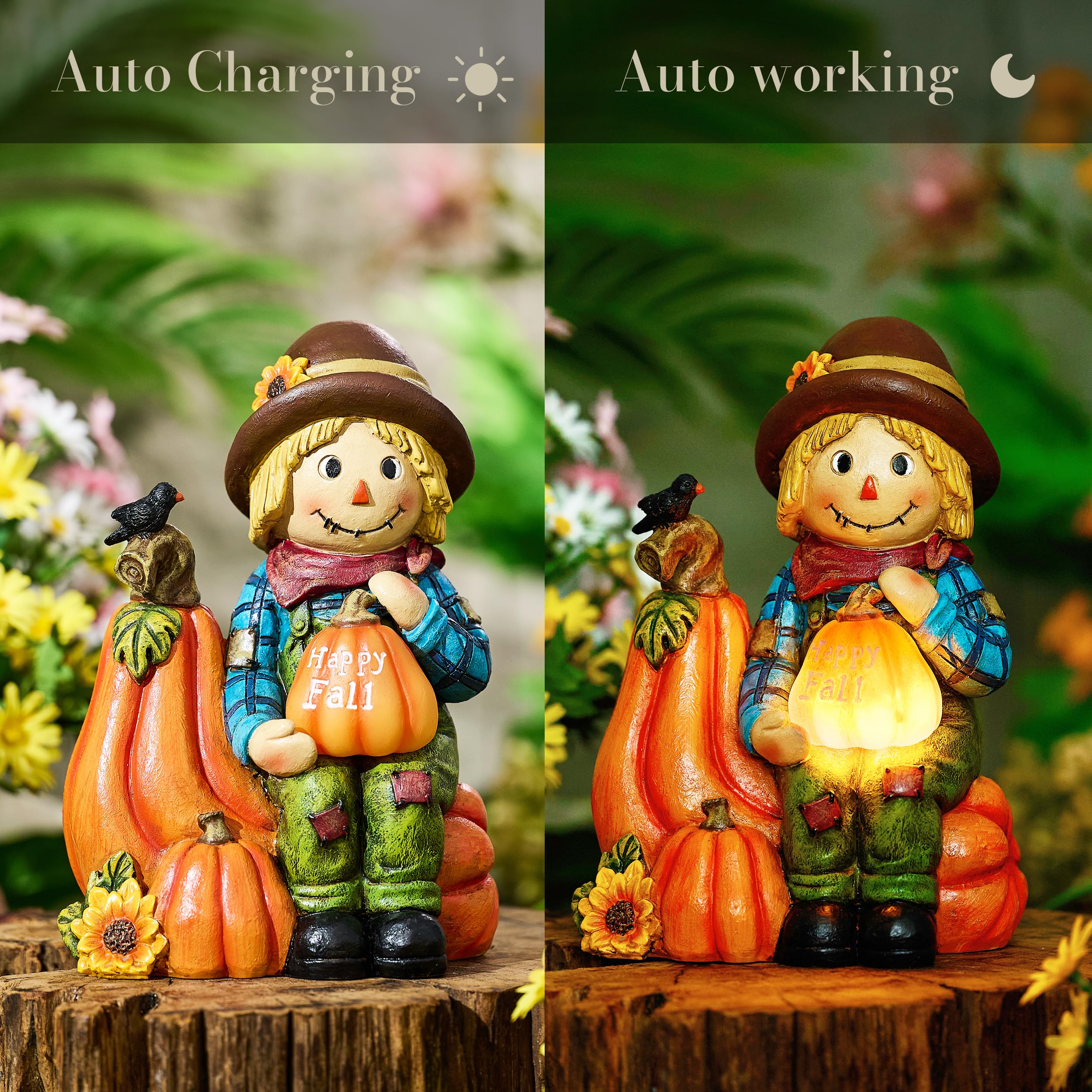 Amazon.com : TERESA'S COLLECTIONS Fall Outdoor Decor, Scarecrow