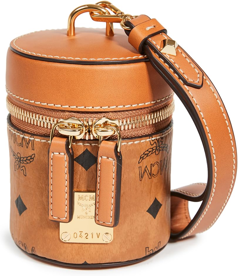 mcm cylinder visetos crossbody bolsa