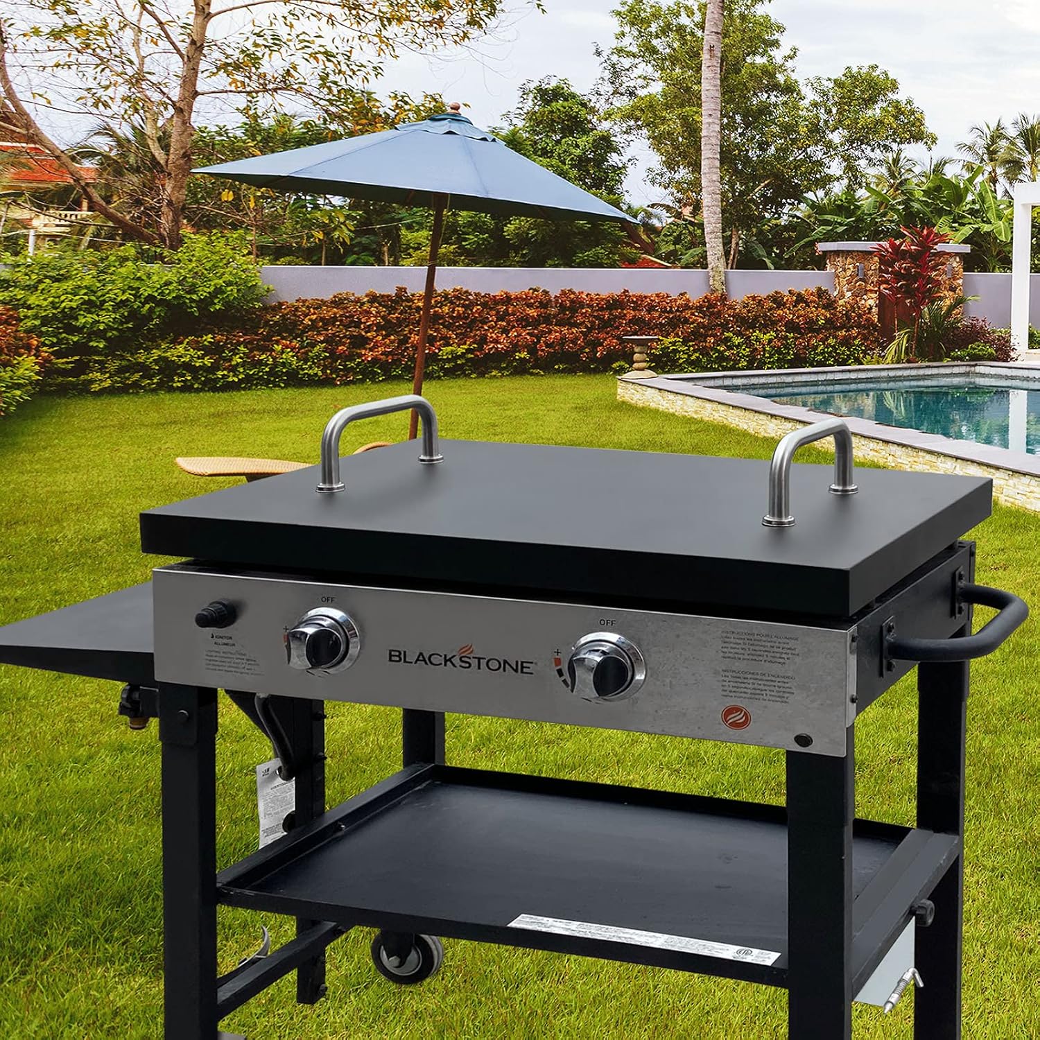 5004 Griddle Grill Hard Cover for Blackstone 36 inch Griddle Black