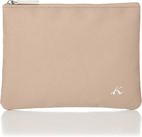 Amazon キタムラ 薄型ポーチ 型崩れしにくいポリエステル生地 Rh0579 レディース サンドベージュ ライトグレー 521 Kitamura キタムラ ポーチ