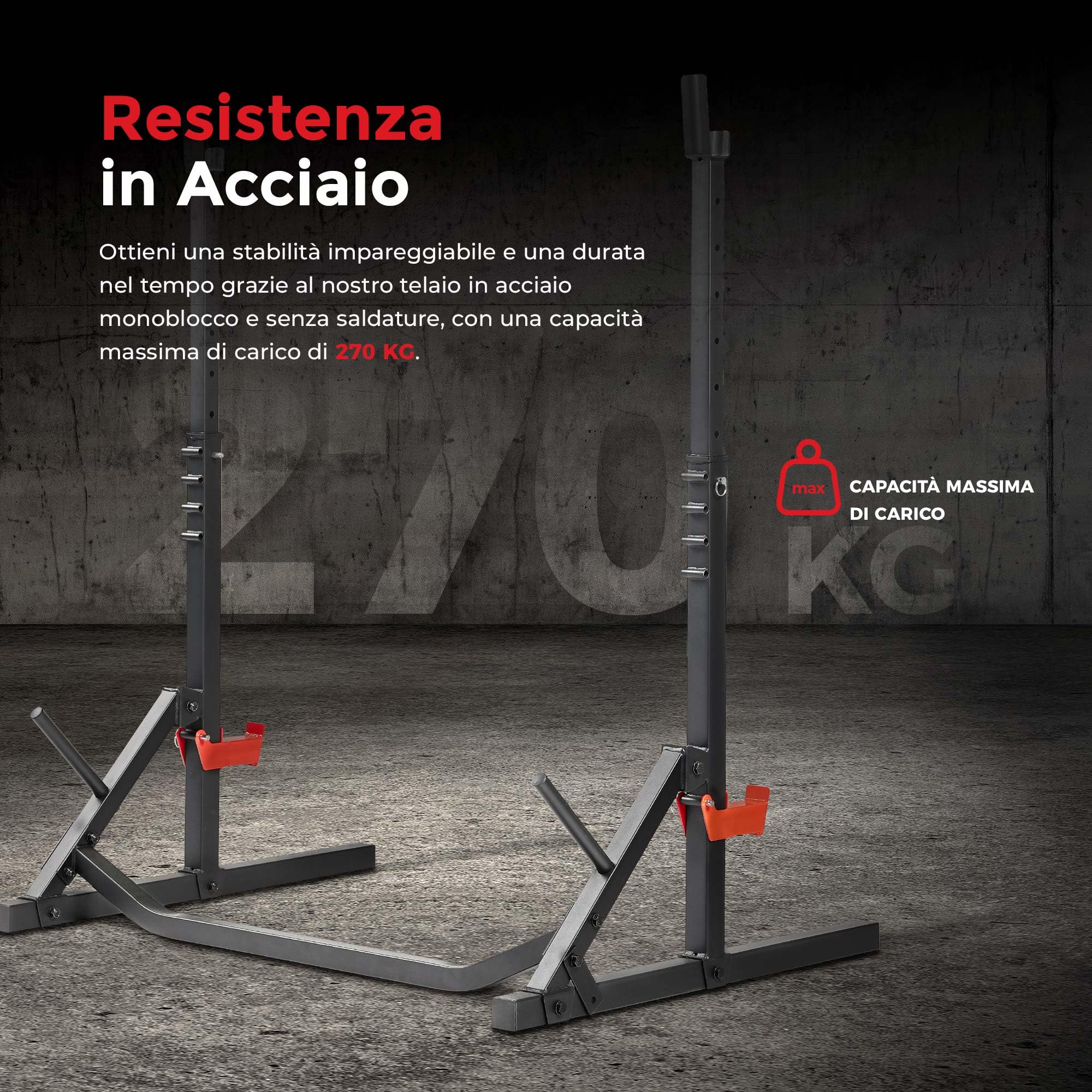 Sunny Health & Fitness Power Cage/Half Rack per Allenamento Home Gym